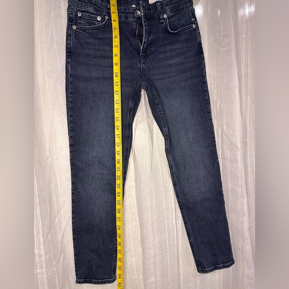 Rag & Bone Cate Mid-Rise Ankle Skinny Jeans Color DEKALB Size 26 - Picture 8 of 8